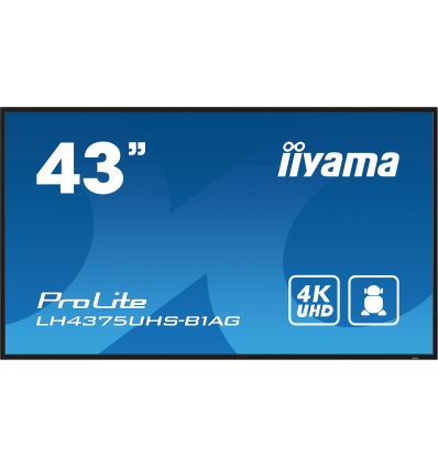 43" iiyama LH4375UHS-B1AG:IPS,4K UHD,Android,24/7