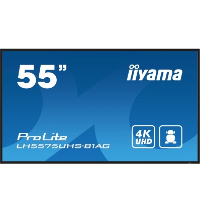 55" iiyama LH5575UHS-B1AG:IPS,4K UHD,Android,24/7