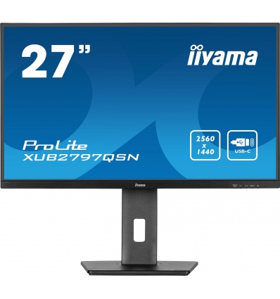 iiyama ProLite/XUB2797QSN-B1/27"/IPS/QHD/100Hz/1ms/Black/3R