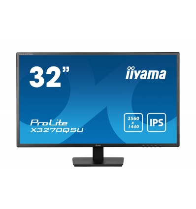 iiyama ProLite/X3270QSU-B1/27"/IPS/QHD/100Hz/3ms/Black/3R