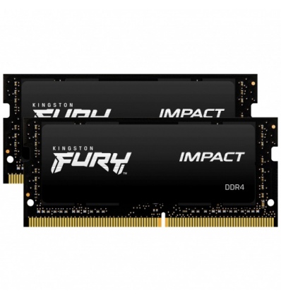 Kingston FURY Impact/SO-DIMM DDR4/16GB/3200MHz/CL20/2x8GB/Black