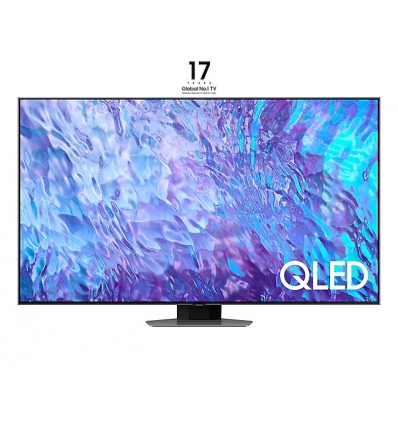 Samsung/QE55Q80C/55"/4K UHD/Carbon Silver