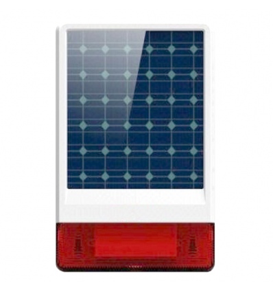 iGET SECURITY P12 - venkovní solární siréna, obsahuje také dobíjecí baterii, pro alarm M3B a M2B