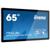 65" iiyama TF6539UHSC-B1AG: IPS, 4K, capacitive, 50P, 500cd/m2, VGA, HDMI, DP, 24/7, IP54, černý