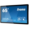 65" iiyama TF6539UHSC-B1AG: IPS, 4K, capacitive, 50P, 500cd/m2, VGA, HDMI, DP, 24/7, IP54, černý