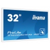 32" iiyama TF3239MSC-W1AG: AMVA, FullHD, capacitive, 12P, 500cd/m2, VGA, HDMI, DP, 24/7, IP54, černý