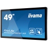 49" iiyama TF4939UHSC-B1AG: IPS, 4K, capacitive, 15P, 500cd/m2, VGA, HDMI, DP, 24/7, IP54, černý