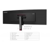 Lenovo ThinkVision/P49w-30/49"/IPS/5120x1440/60Hz/6ms/Black/3R