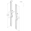 Vogel´s Svislá ramena Connect -it PFS 3308, 800 mm