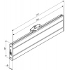 Vogel´s vodor. úchyt Connect-it PFB 3405B, 515 mm, černý