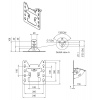 Vogel´s LCD adaptér VESA 200x200 PFI 3045 - černý