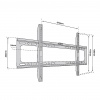 TB TV wall mount TB-750 up to 65", 40kg max VESA 600x400