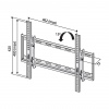 TB TV wall mount TB-451 up to 65", 40kg max VESA 400x400