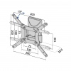 TB TV wall mount TB-152 up to 42", 20kg max VESA 200x200