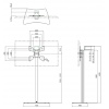 SMMS 062.0550 Stojan na LCD do 55", 30 kg, 131-151 cm