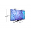 Samsung/QE50Q80C/50"/4K UHD/Carbon Silver