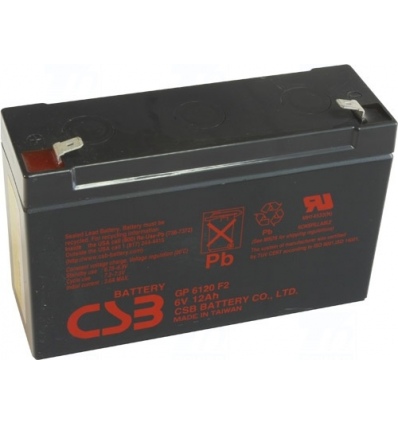 akumulátor CSB GP6120 F2 (6V/12Ah)