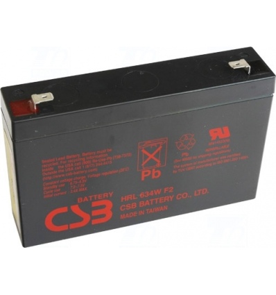 akumulátor CSB HRL634W F2 (6V/9Ah)