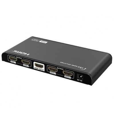 XtendLan HDMI distribucní rozbocovac, 1 vstup / 4 výstupy, 4k@60Hz