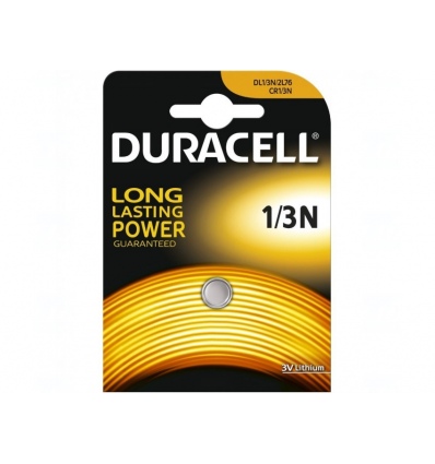 Baterie Duracell CR1/3N, CR11108, DL1/3N, 2L76, K58L, U2L76, 3V, blistr 1 ks