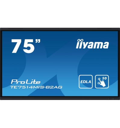 75" iiyama TE7514MIS-B2AG:IPS,4K,USB-C,EDLA