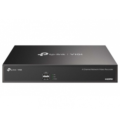 TP-Link VIGI NVR1004H, 4 kanály, 80Mbps, H.265+, 1x SATA, max. 10 TB, 1x LAN, 2x USB, VGA, HDMI