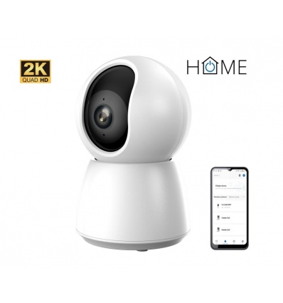 iGET HOME Camera CS4 White - WiFi 2K IP kamera, noční vidění, audio, RJ45, auto tracking