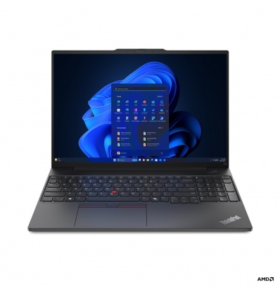 Lenovo ThinkPad E/E16 Gen 2 (AMD)/R5-7535HS/16"/WUXGA/16GB/512GB SSD/AMD int/W11H/Black/3R