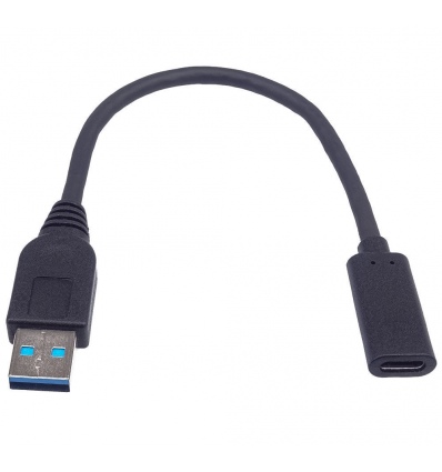 PremiumCord Adaptér USB 3.0 A/samec - USB-C/samice, USB 3.2 GEN2, 3A, 20cm