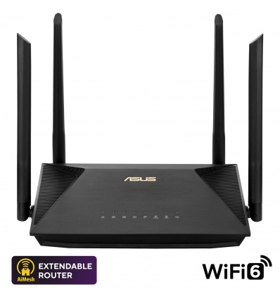 ASUS RT-AX53U (AX1800) WiFi 6 Extendable Router, 4G/5G Router replacement, AiMesh