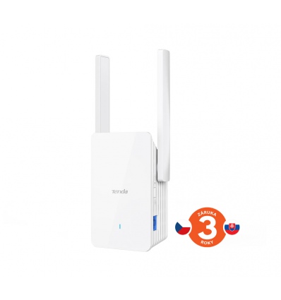 Tenda A27 - WiFi Range Extender AX1800 WiFi 6, opakovač 1775 Mb/s, 1x GLAN 1 Gb/s, WPS,2x 5dBi, WPA3