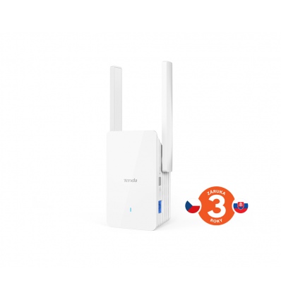 Tenda A33 - WiFi Range Extender AX3000 WiFi 6, opakovač 2976 Mb/s, 1x GLAN 1 Gb/s, WPS,2x 5dBi, WPA3