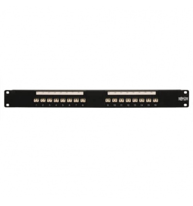 Patch panel 1U, 16x, (LC/LC), Multimode nebo Singlemode