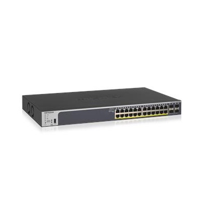 NETGEAR 24xGB PoE+ Smart Pro Switch,4 SFP, GS728TP