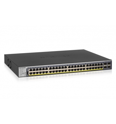 NETGEAR 48xGB PoE+ Smart Pro Switch,4 SFP, GS752TP