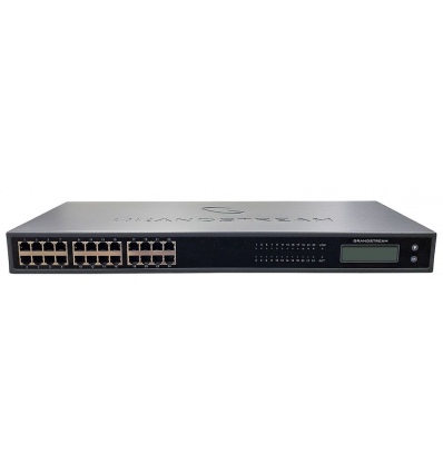 Grandstream GXW4224, VoIP, SIP, 24x FXS, 1x Gbit LAN, grafický displej, 2x RJ21, rack