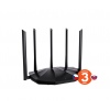 Tenda TX2 Pro AX1500 WiFi6 Router, 1x GWAN, 3x GLAN, IPv6, 5x 6dBi anténa, WPA3, CZ App