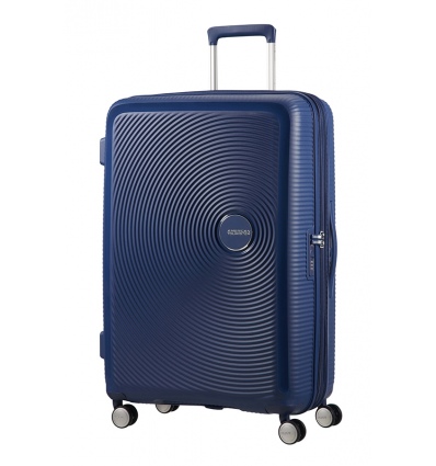 American Tourister Soundbox Spinner Exp. 77 Navy