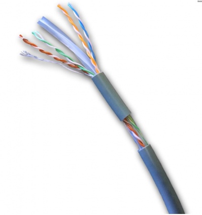 DATACOM UTP flex,Cat6 PVC,šedý,305m,lanko