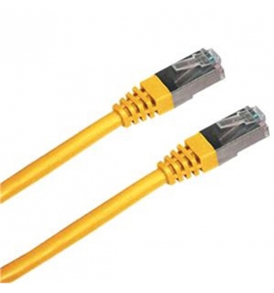 Patchkabel S/FTP,Cat6,2xRJ45, 0,5m žlutý