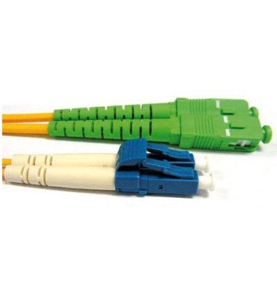 Patchcord FO duplex LC-SC/APC 9/125um SM, 1m, OS2