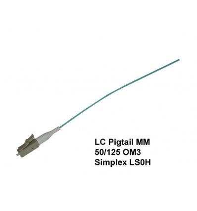 Pigtail Fiber Optic LC 50/125MM,1m,0,9mm OM3