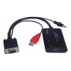 PremiumCord konvertor VGA+audio na HDMI