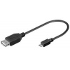 PremCord USB kab redukceA/fem-MicroUSB/male20cmOTG