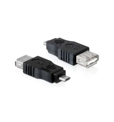 PremiumCord USB redukce A/female-MicroUSB/male