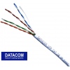 DATACOM UTP Cat5e PVC kabel 305m (drát), bílý