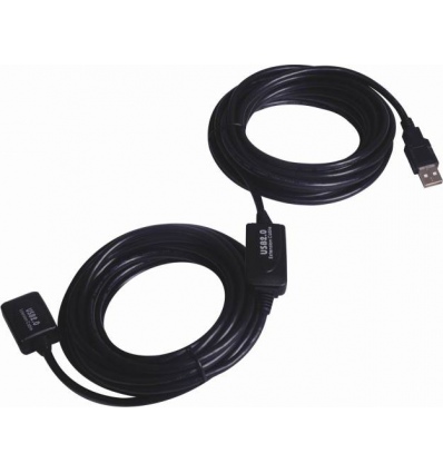 PremiumCord USB 2.0 repeater a prodlužovací kabel A/M-A/F 15m