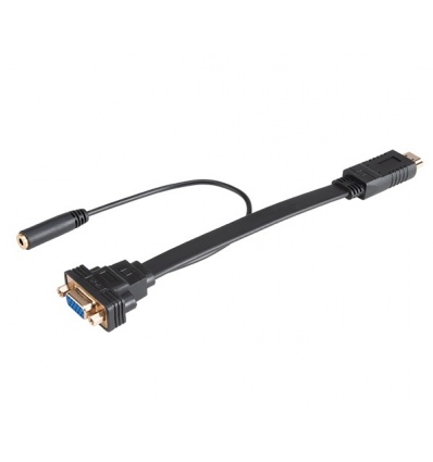 AKASA - HDMI na VGA s audio konektorem