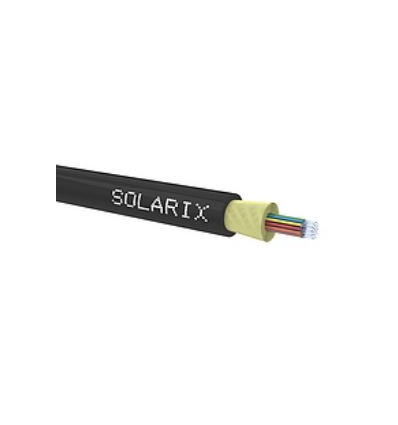 DROP1000 kabel Solarix 24vl 9/125 4,0mm LSOH Eca černý SXKO-DROP-24-OS-LSOH, cena za metr