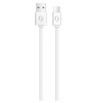 ALIGATOR Datový kabe 2A USB-C 2m, bílý